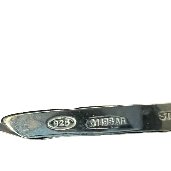 BVLGARI KEYRING silver 925 unisex minimalist logo 1493 - Picture 4 of 6